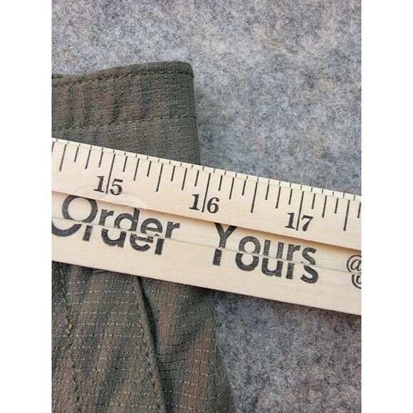 Duluth Trading Co. Skirt Womens 10 Olive Green Skort Elastic Waist Pockets - Picture 12 of 13